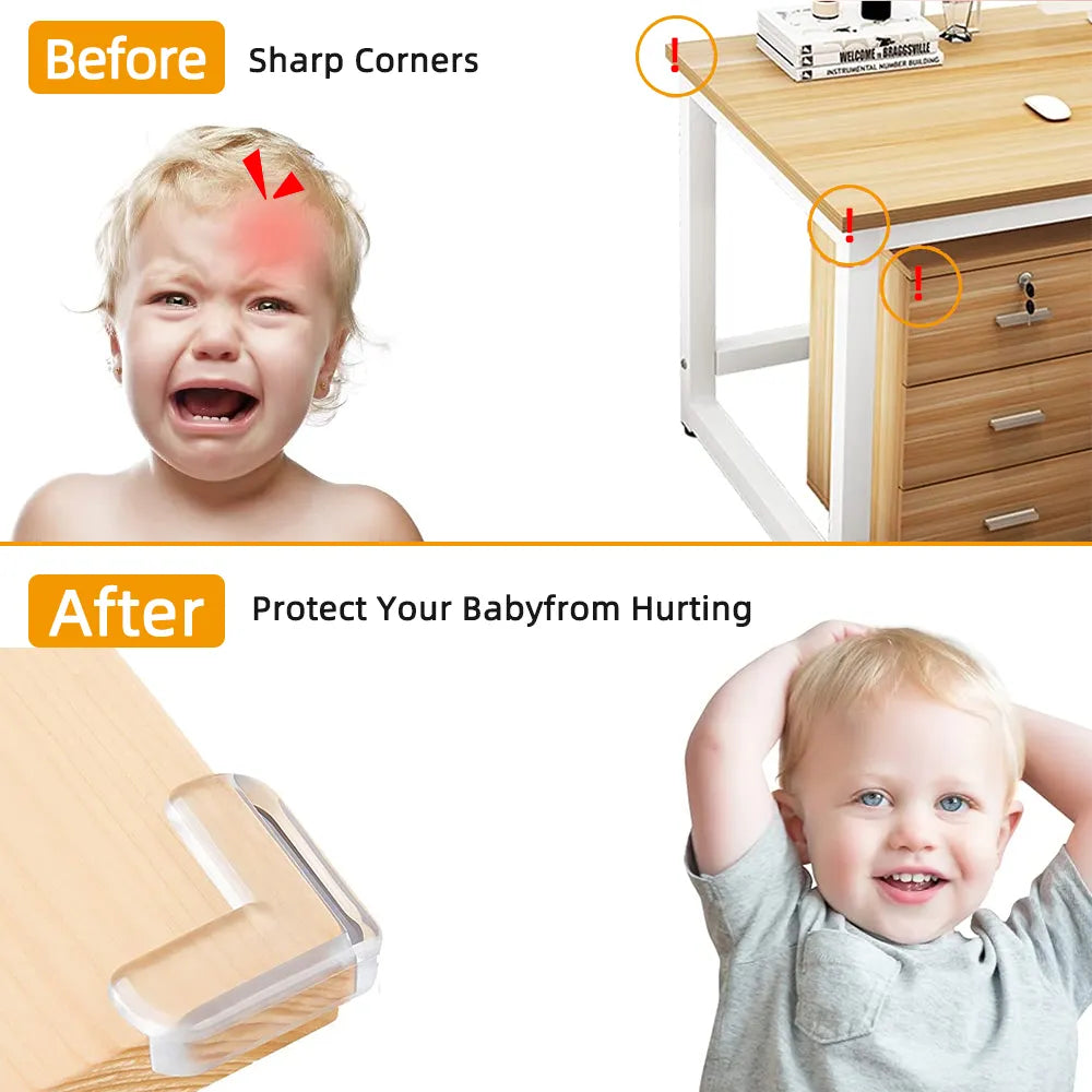 Baby Safety Clear Corner Protectors Set of 10 for Furniture