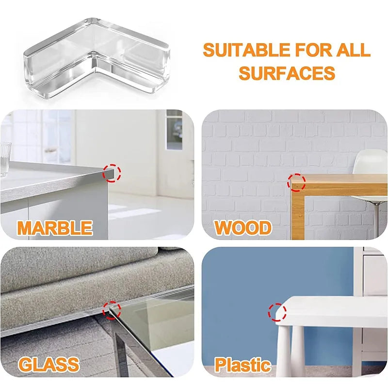 Baby Safety Clear Corner Protectors Set of 10 for Furniture
