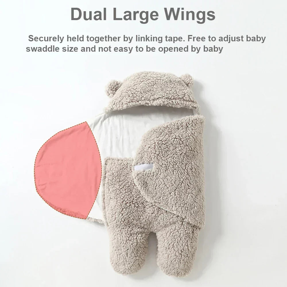 Baby Swaddle Blanket with Adjustable Wrap Design