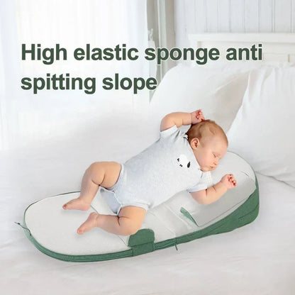 Baby Wedge Side-Sleeping Pillow with Removable Cotton Cover