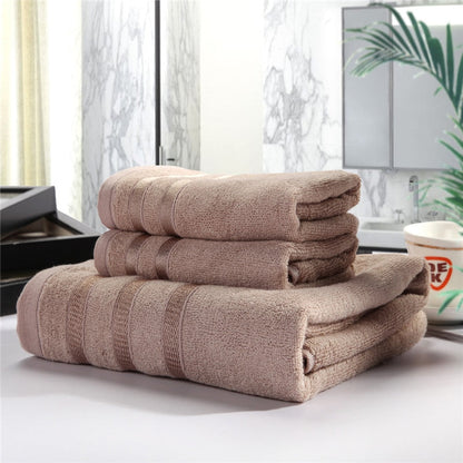 Bamboo Towel Set with Soft Texture and Quick Drying Properties