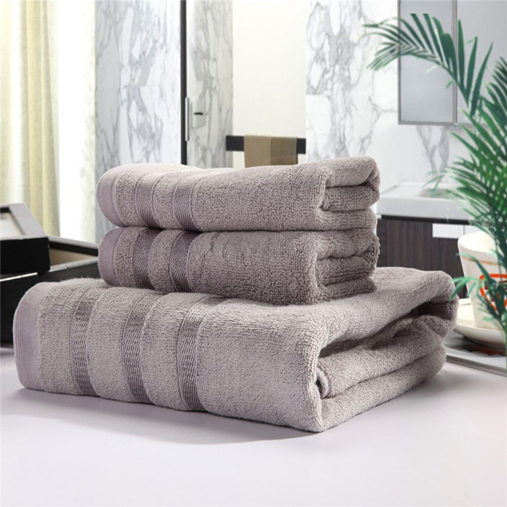 Bamboo Towel Set with Soft Texture and Quick Drying Properties