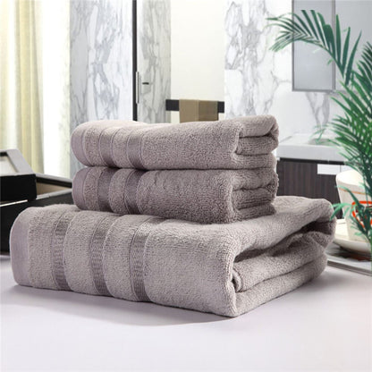 Bamboo Towel Set with Soft Texture and Quick Drying Properties