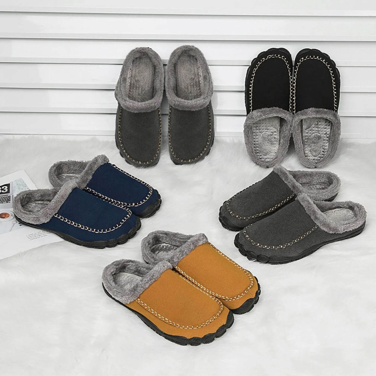 Barefoot Comfort Slippers – Ultra-Warm & Flexible for Natural Movement