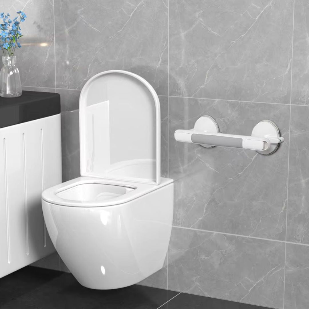 Bathroom Grab Bar with Anti Slip Grip and Suction Cup Safety Locks