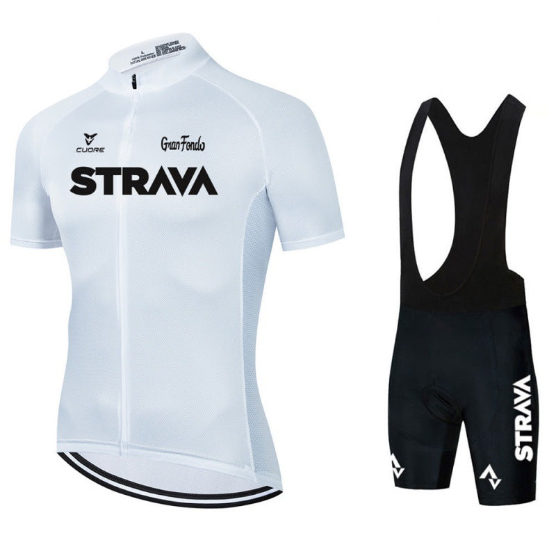 Bike Jersey Combo Set with Breathable Fabric, Raglan Sleeves and Back Pockets