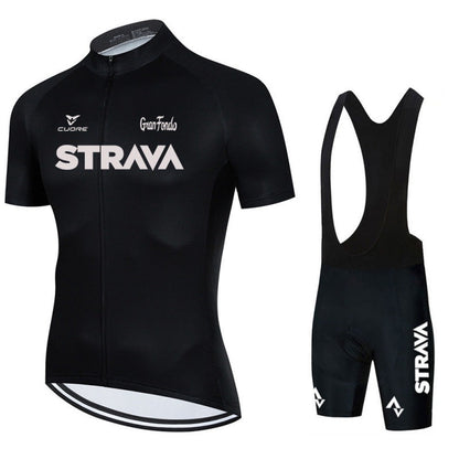 Bike Jersey Combo Set with Breathable Fabric, Raglan Sleeves and Back Pockets