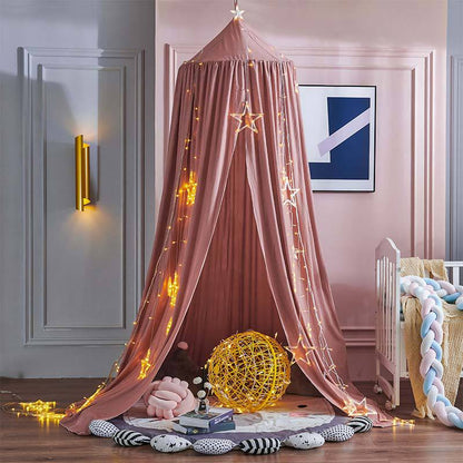 Blackout Bed Canopy for Kids with Soft Polyester Fabric and Light-Blocking Design
