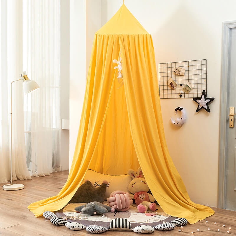 Blackout Bed Canopy for Kids with Soft Polyester Fabric and Light-Blocking Design