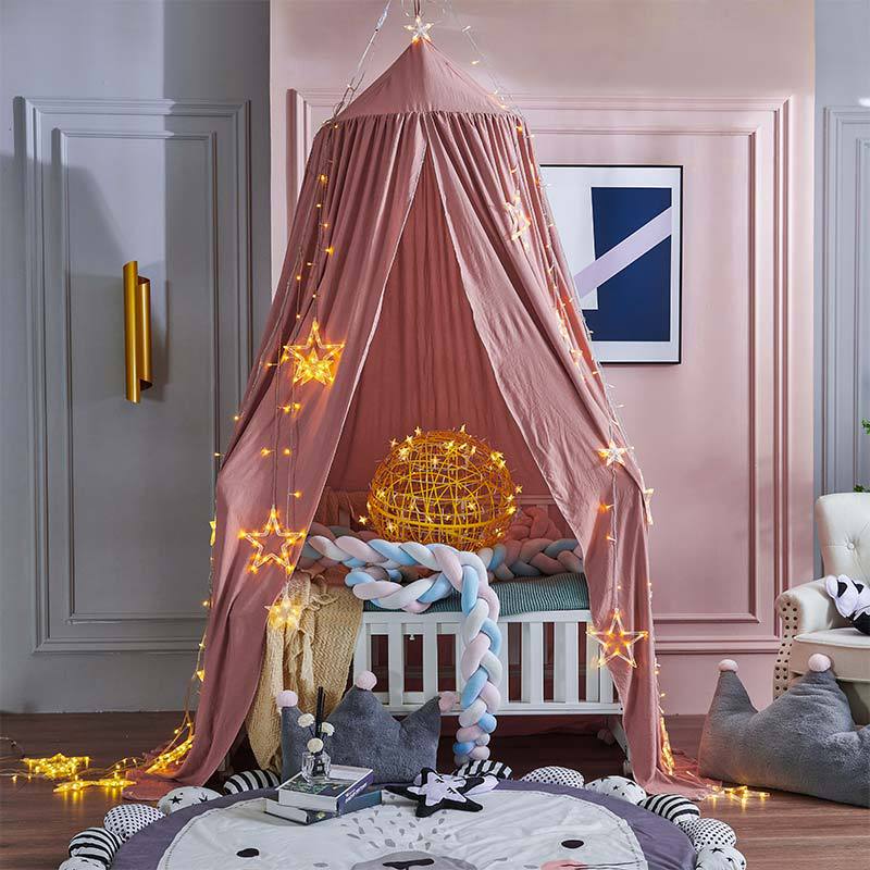 Blackout Bed Canopy for Kids with Soft Polyester Fabric and Light-Blocking Design