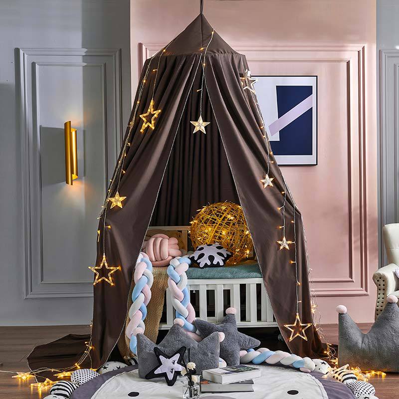 Blackout Bed Canopy for Kids with Soft Polyester Fabric and Light-Blocking Design