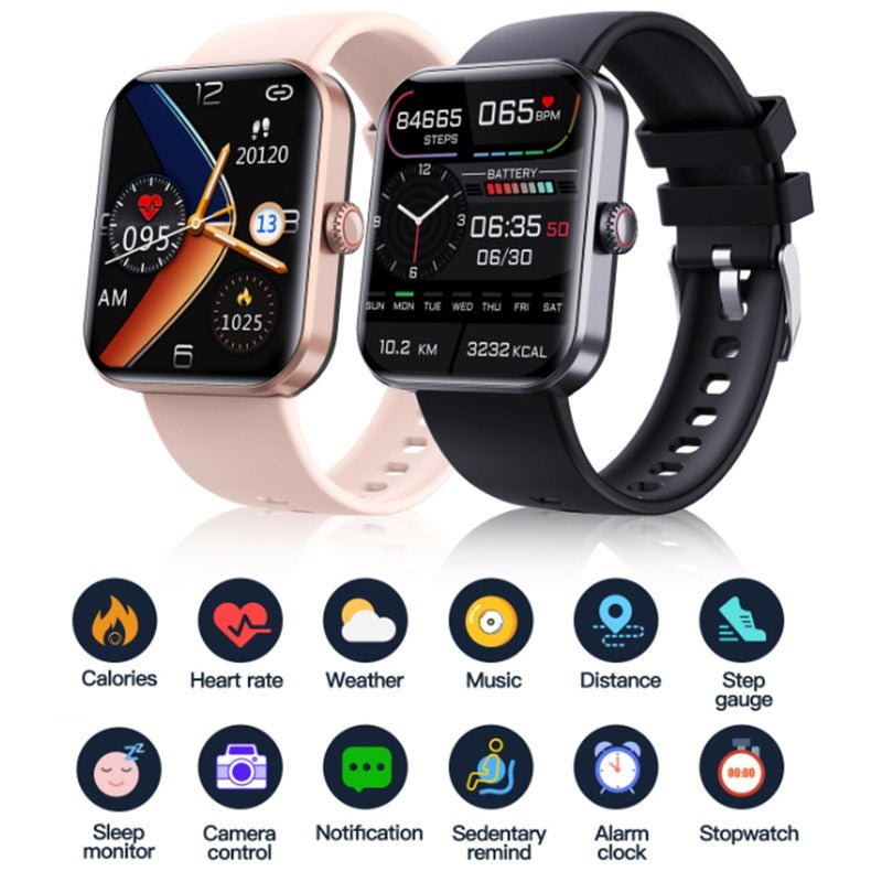 Blood Sugar Monitor Watch with Colour Touchscreen, Health Tracking and 5-Day Battery