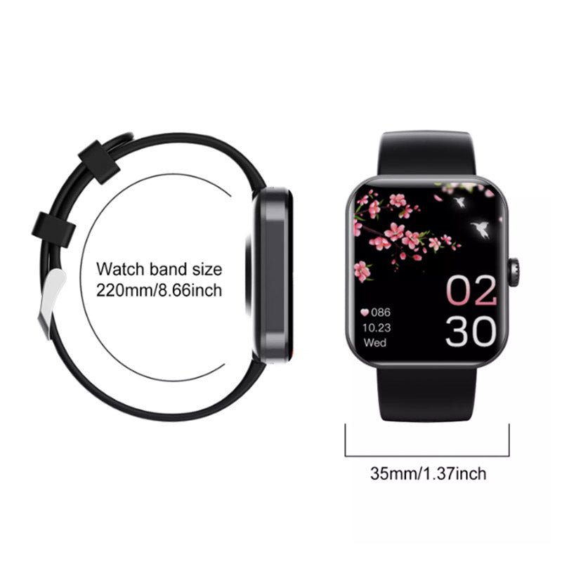 Blood Sugar Monitor Watch with Colour Touchscreen, Health Tracking and 5-Day Battery