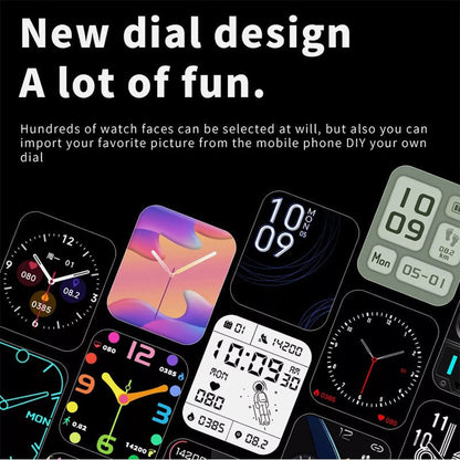 Blood Sugar Monitor Watch with Colour Touchscreen, Health Tracking and 5-Day Battery
