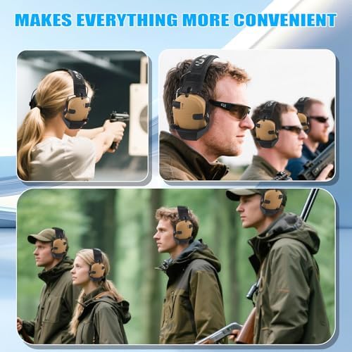 Bluetooth Adapter for Shooting Earmuffs with Type-C Charging and 50ft Wireless Range