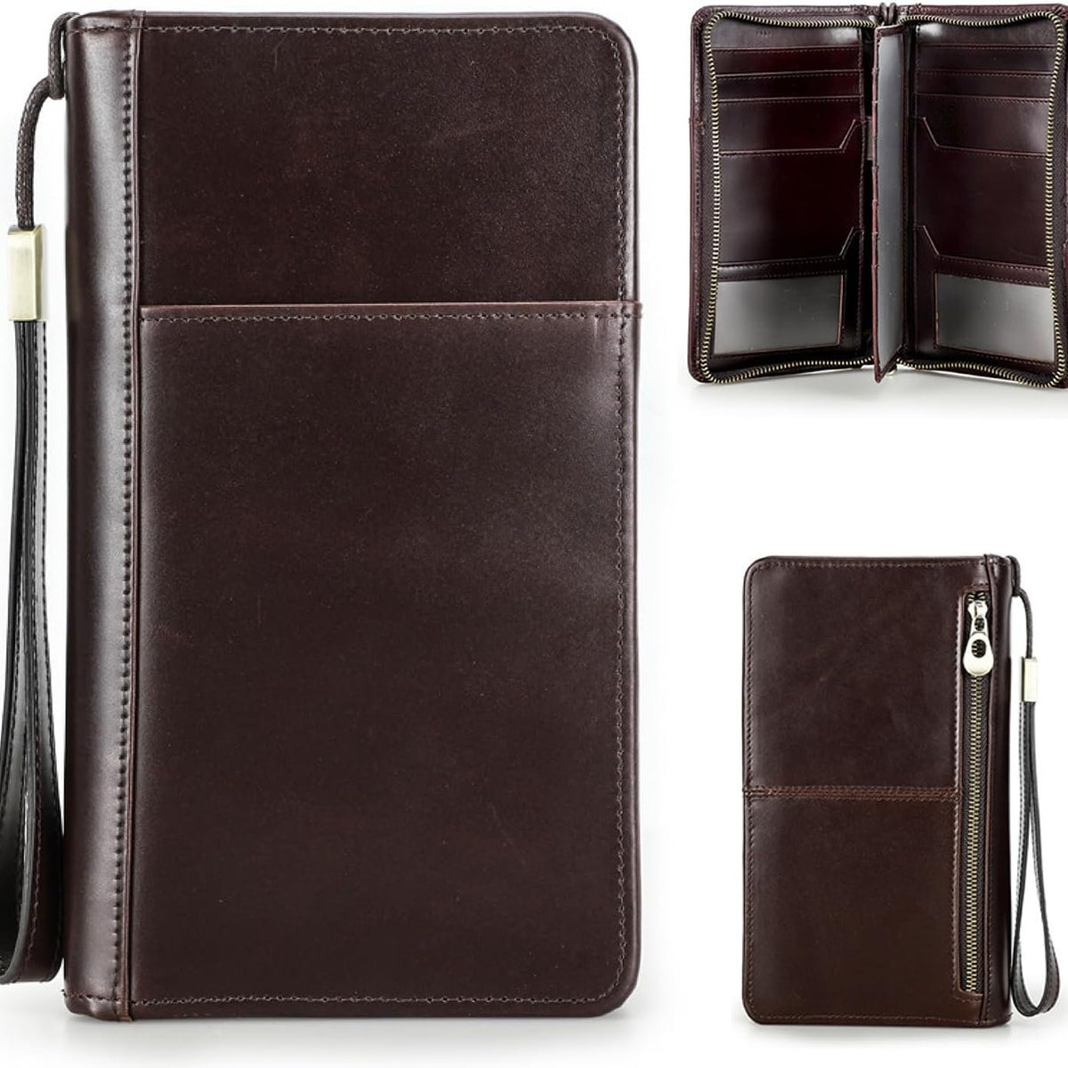 Bonny Luxury Leather Passport Holder RFID Blocking Travel Wallet