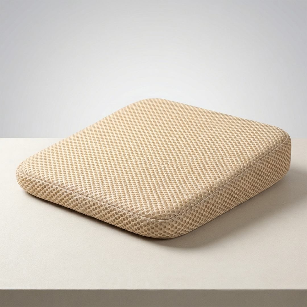Breathable Honeycomb Car Seat Cushion with Non-Slip Base