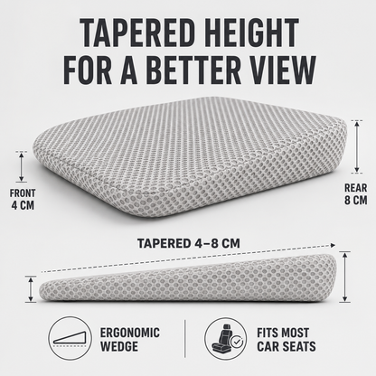 Breathable Honeycomb Car Seat Cushion with Non-Slip Base