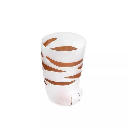 Cat Paw Glass Cup Made from Heat-Resistant Glass