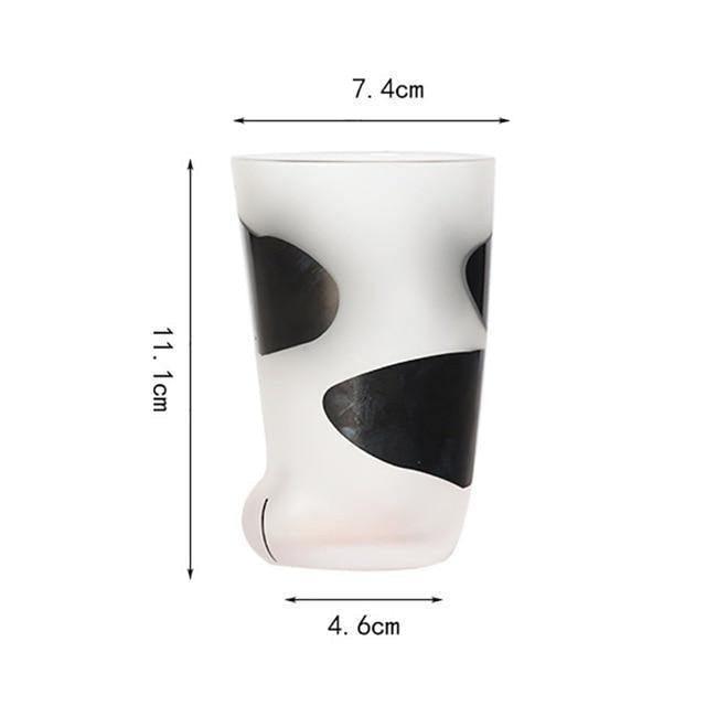 Cat Paw Glass Cup Made from Heat-Resistant Glass