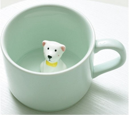 Ceramic Animal Mug with 220 ml Capacity and 3D Design