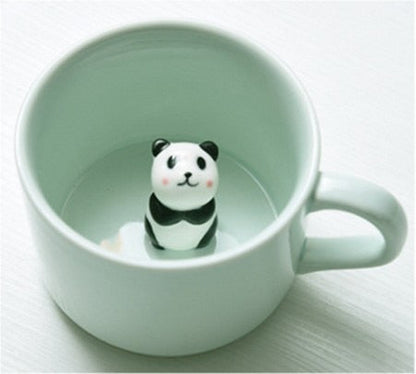 Ceramic Animal Mug with 220 ml Capacity and 3D Design