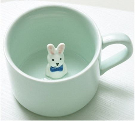 Ceramic Animal Mug with 220 ml Capacity and 3D Design