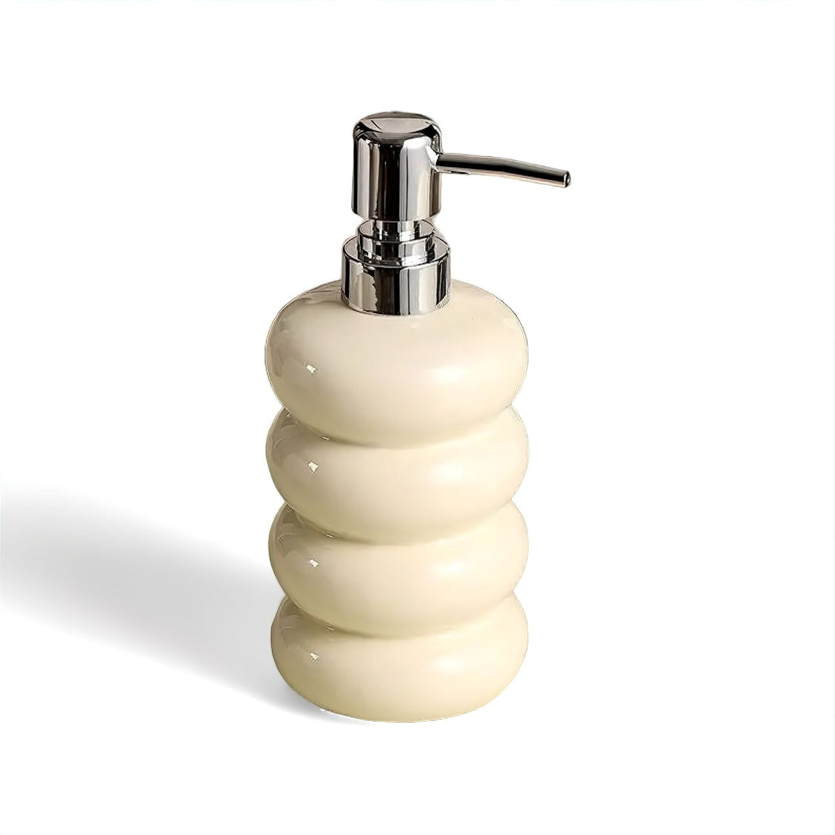 Ceramic Bubble Design Soap Dispenser for Bathroom and Kitchen Countertops