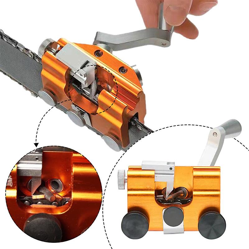 Chainsaw Chain Sharpener Tool with 30° Guide for Easy Manual Sharpening