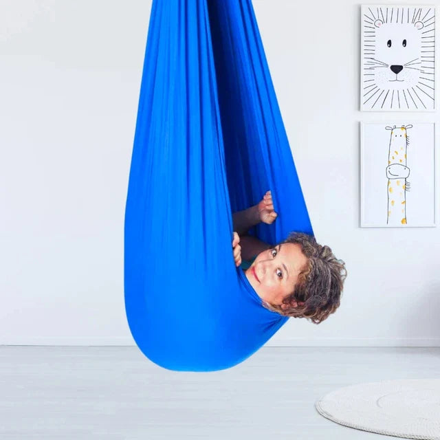 Children's Sensory Swing with Soft Breathable Fabric for Indoor and Outdoor Play