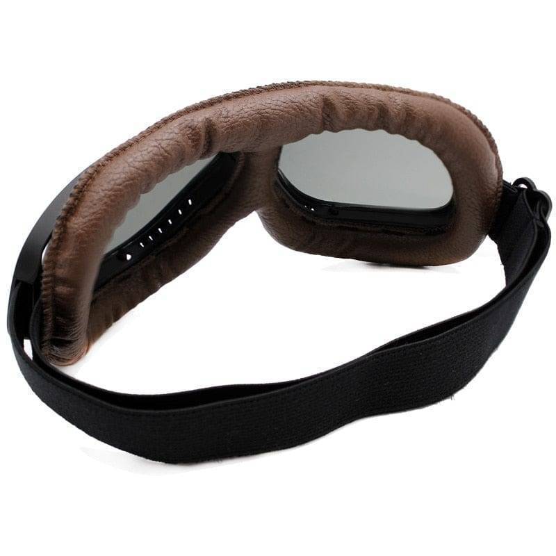 Classic Pilot Biker Goggles with Vintage Design and Multiple Lens Colours
