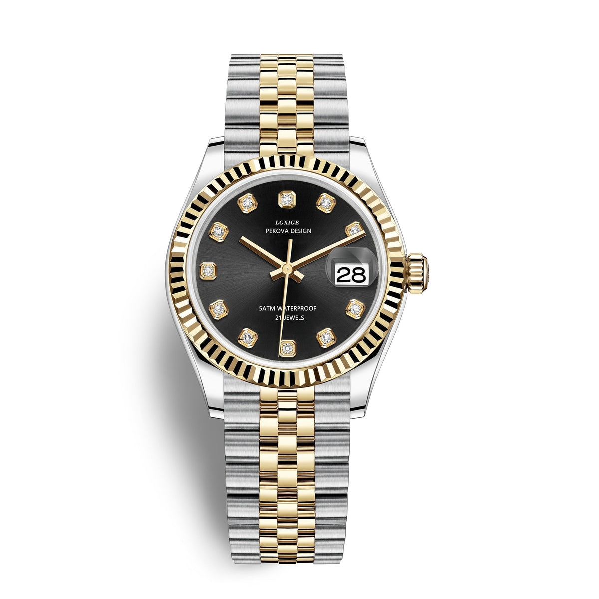 Classic Stainless Steel Wristwatch No 296 Elegant Minimalist Watch