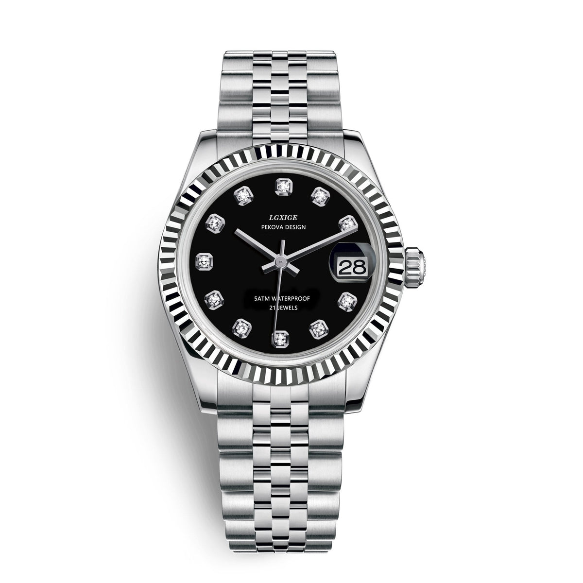 Classic Stainless Steel Wristwatch No 296 Elegant Minimalist Watch