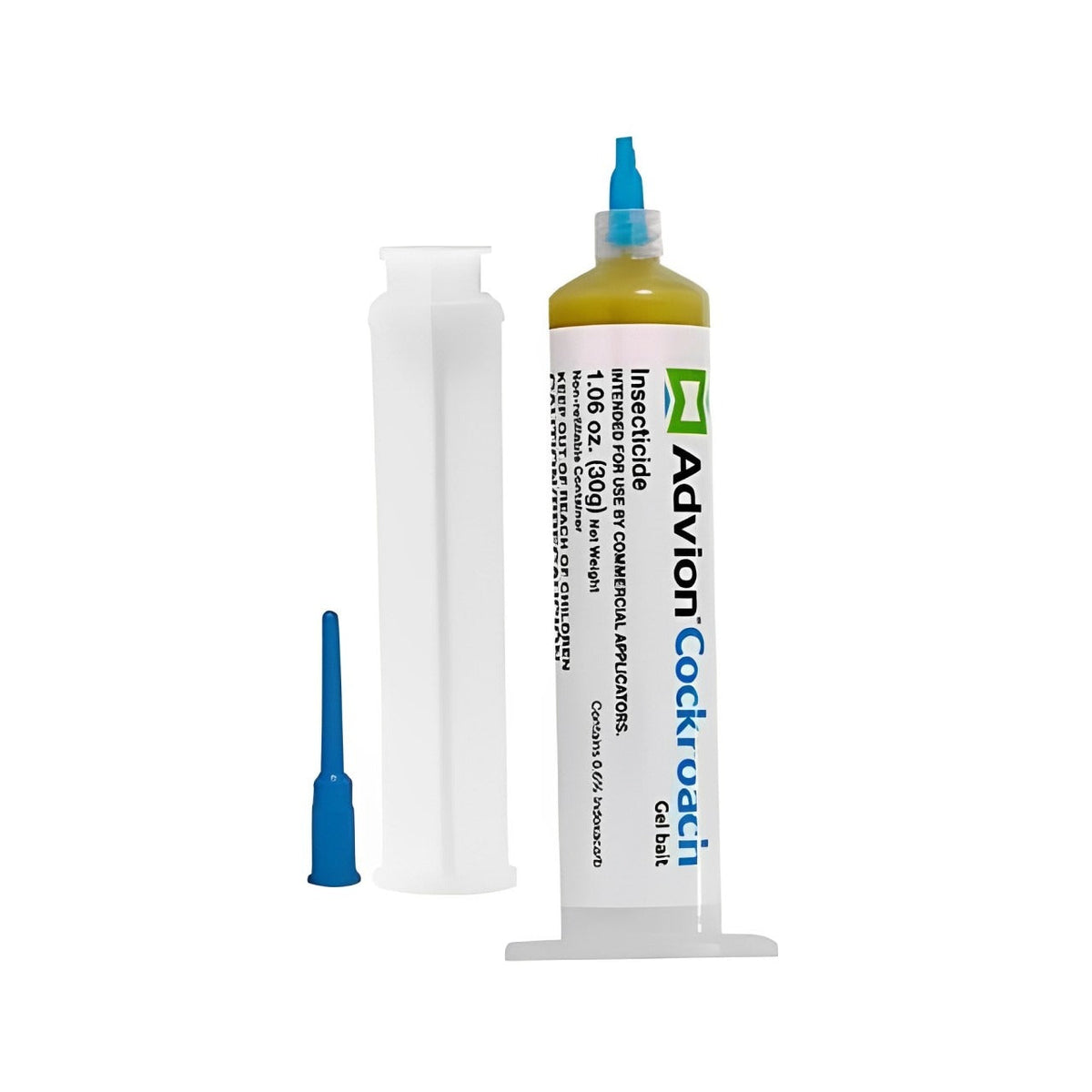Cockroach Gel Bait with Precision Syringe Applicator, Indoxacarb Formula for Indoor and Outdoor Use
