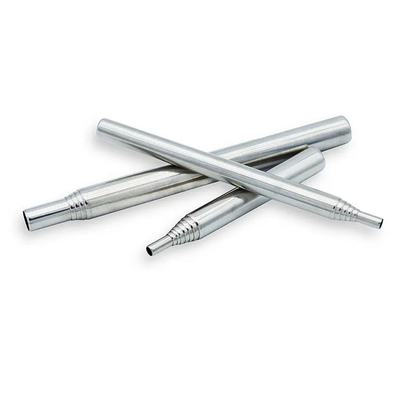Collapsible Stainless Steel Fire Blowpipe with Telescopic Design for Camping