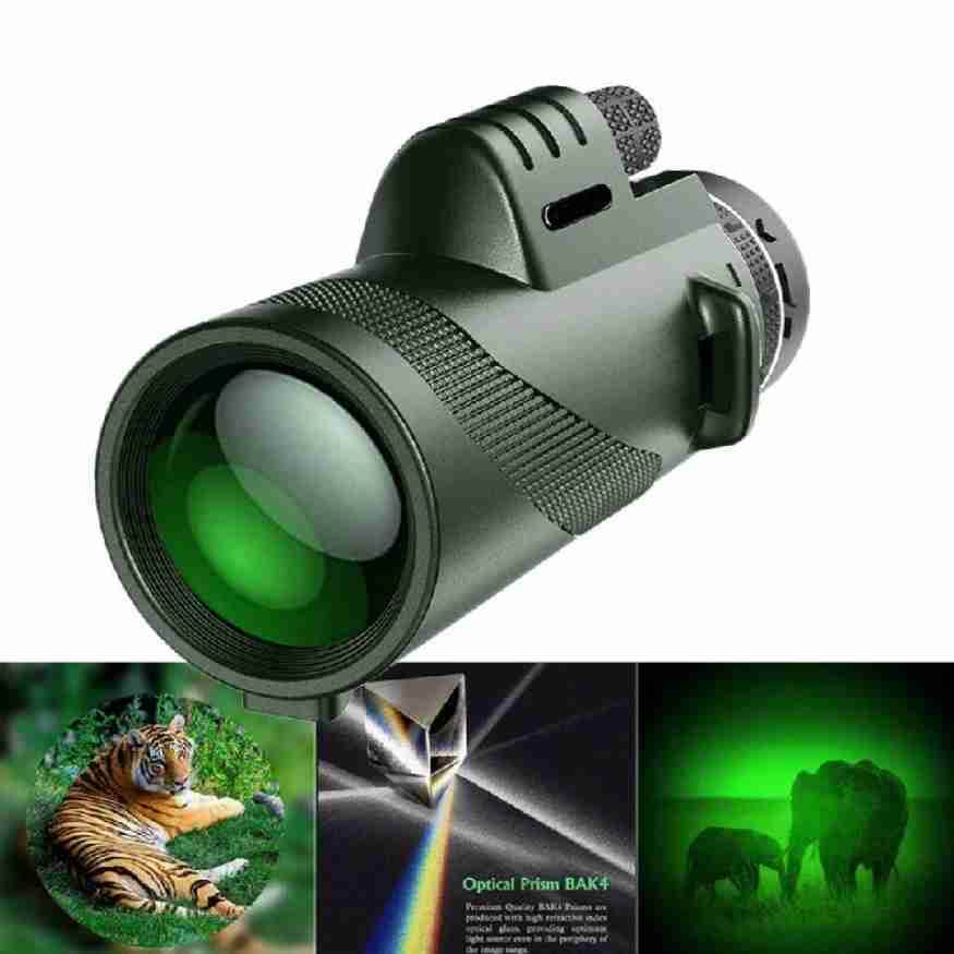 Compact 600x Ultra-Zoom Monocular with HD Glass Lens