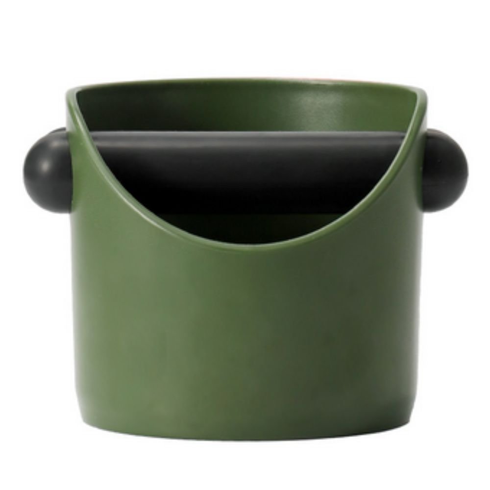 Compact Coffee Knock Box with Removable Tamping Bar and Non Slip Base