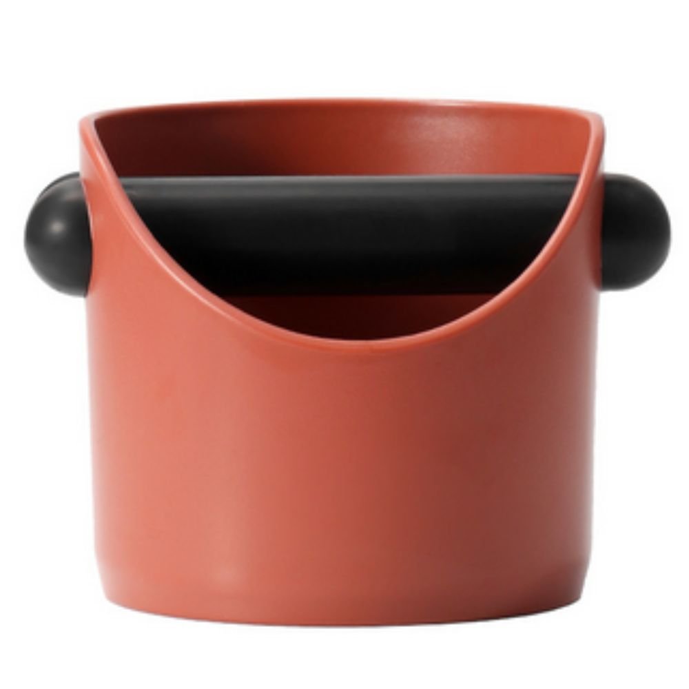 Compact Coffee Knock Box with Removable Tamping Bar and Non Slip Base
