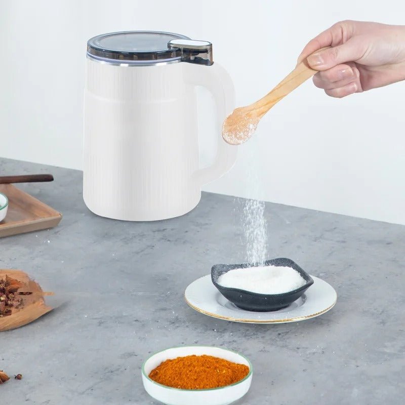 Compact Electric Grain Mill with Stainless Steel Bowl and One Touch Operation