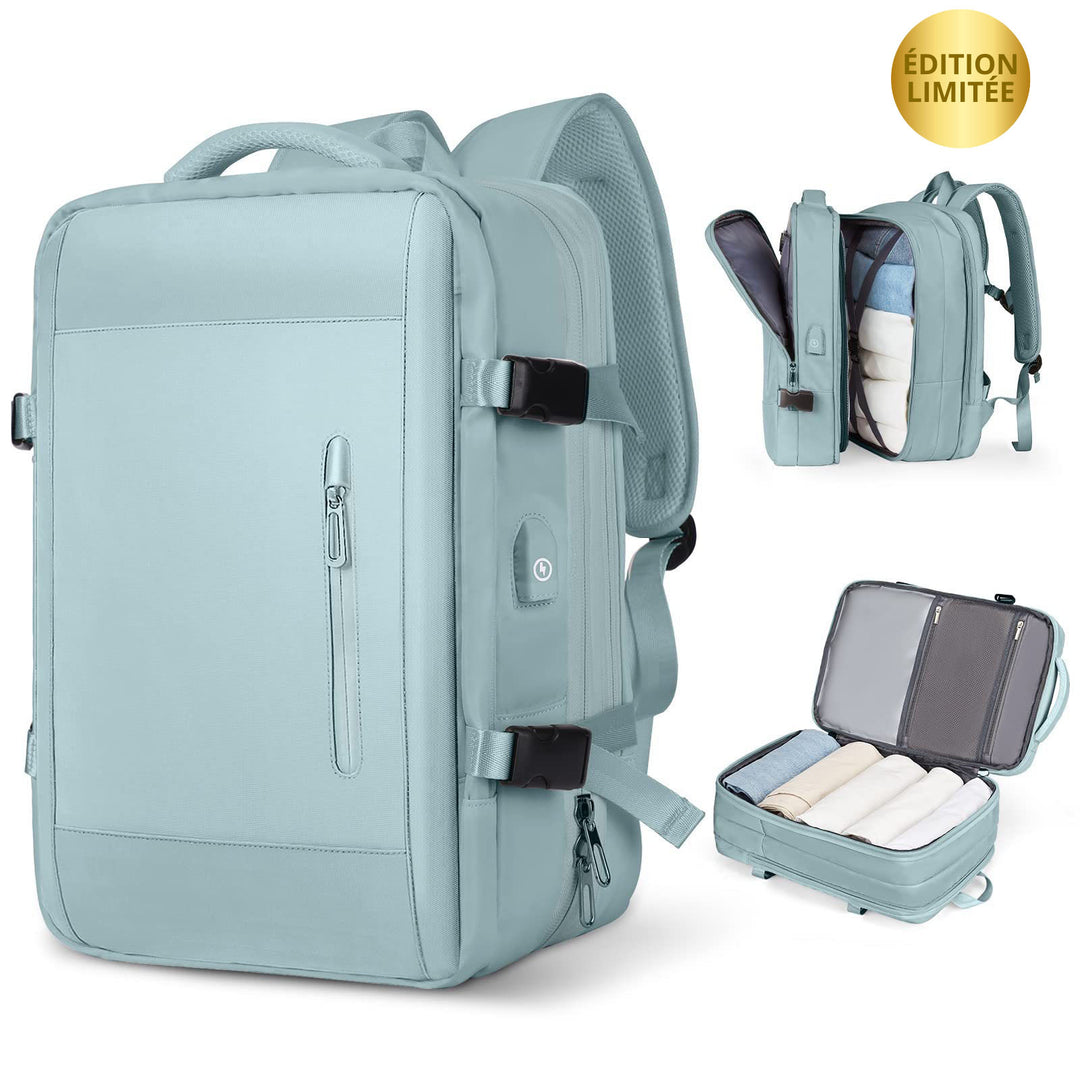 Compact Foldable Travel Backpack with Laptop Compartment