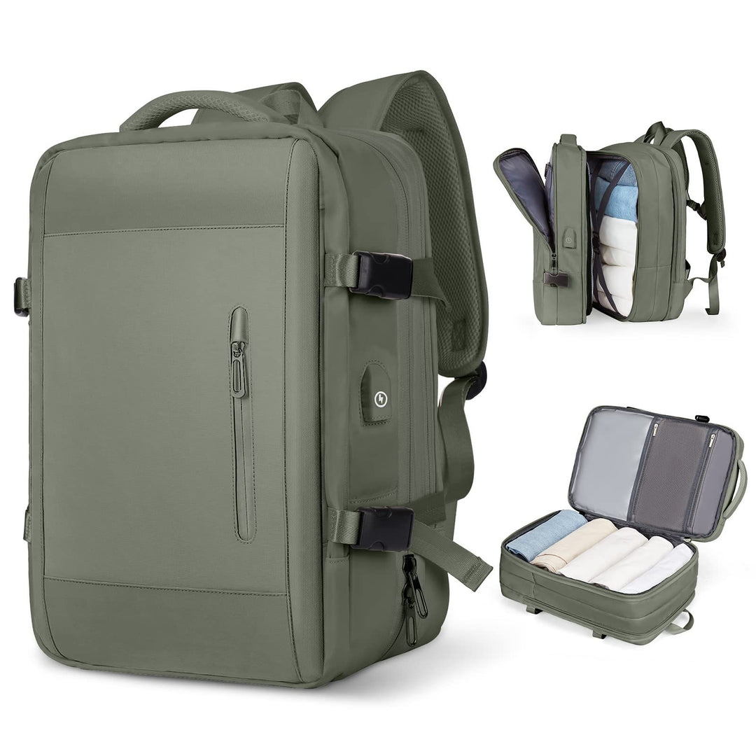 Compact Foldable Travel Backpack with Laptop Compartment