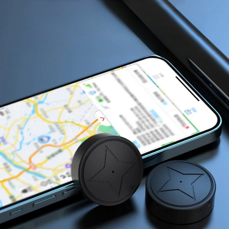 Compact Magnetic GPS Tracker with 500 mAh Battery and GPS/LBS Connectivity