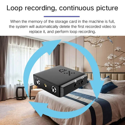 Compact Micro HD WiFi Camera with 1080P Video, Audio and Night Vision