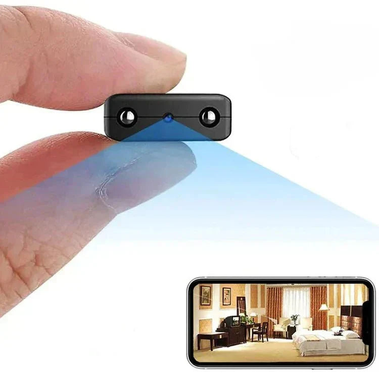 Compact Micro HD WiFi Camera with 1080P Video, Audio and Night Vision