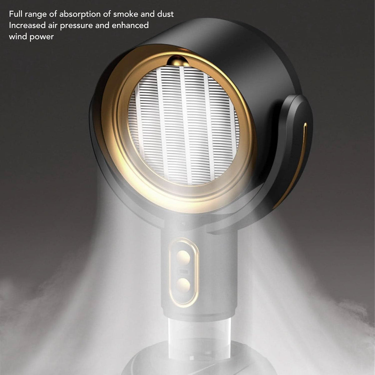 Compact Smoke Absorber with Quiet, Energy-Efficient Operation for Indoor Spaces