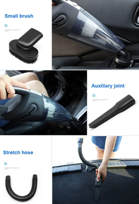 Cordless Cyclone Vacuum Cleaner with Powerful Suction for Home and Car