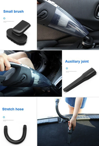 Cordless Cyclone Vacuum Cleaner with Powerful Suction for Home and Car
