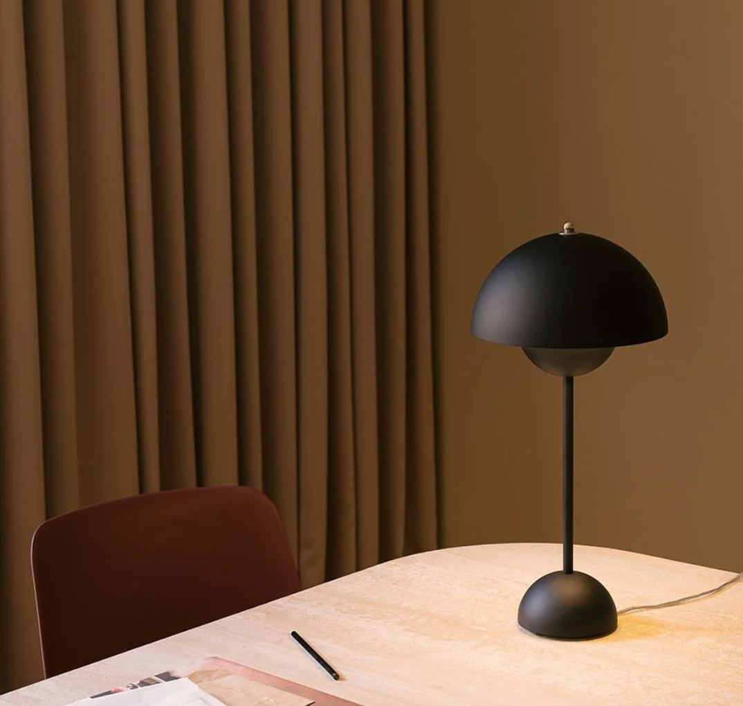 Cordless Retro LED Table Lamp with Touch Brightness Control and Warm White Light