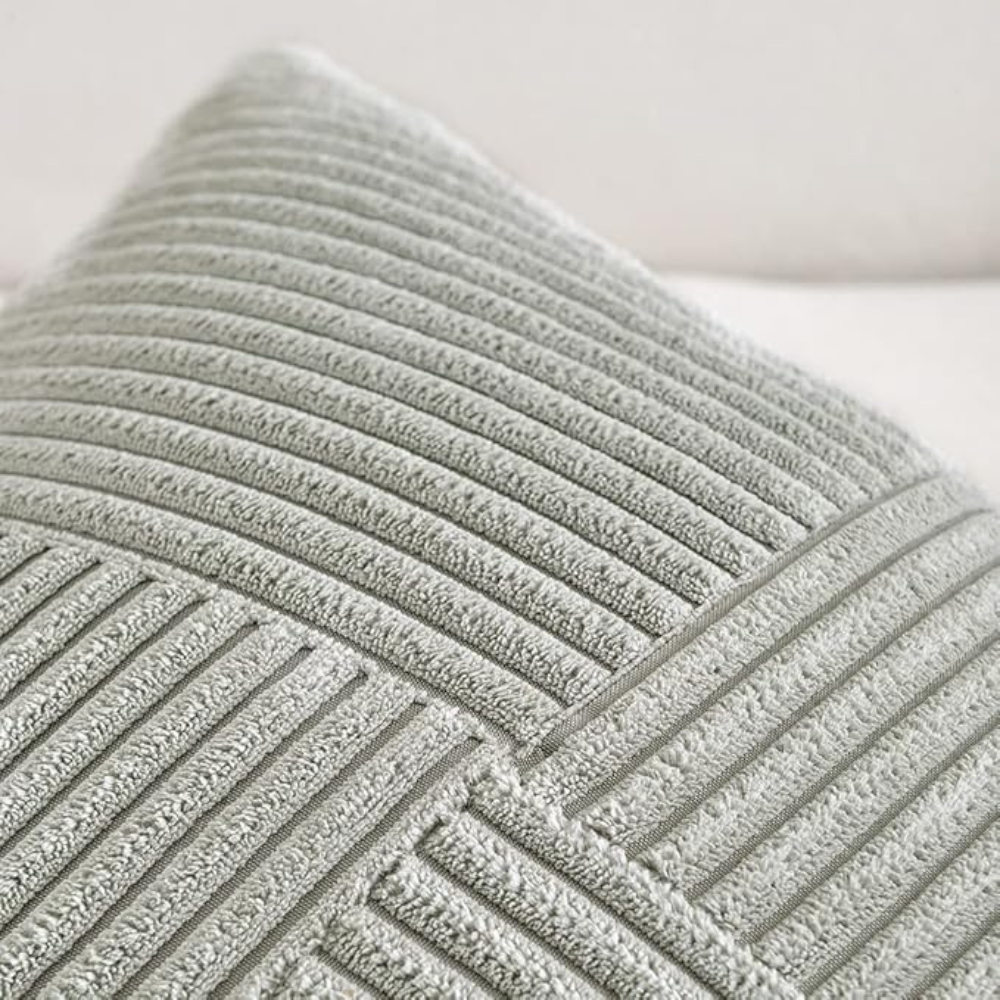 Corduroy Cushion Cover with Soft Ribbed Texture for a Cosy Home