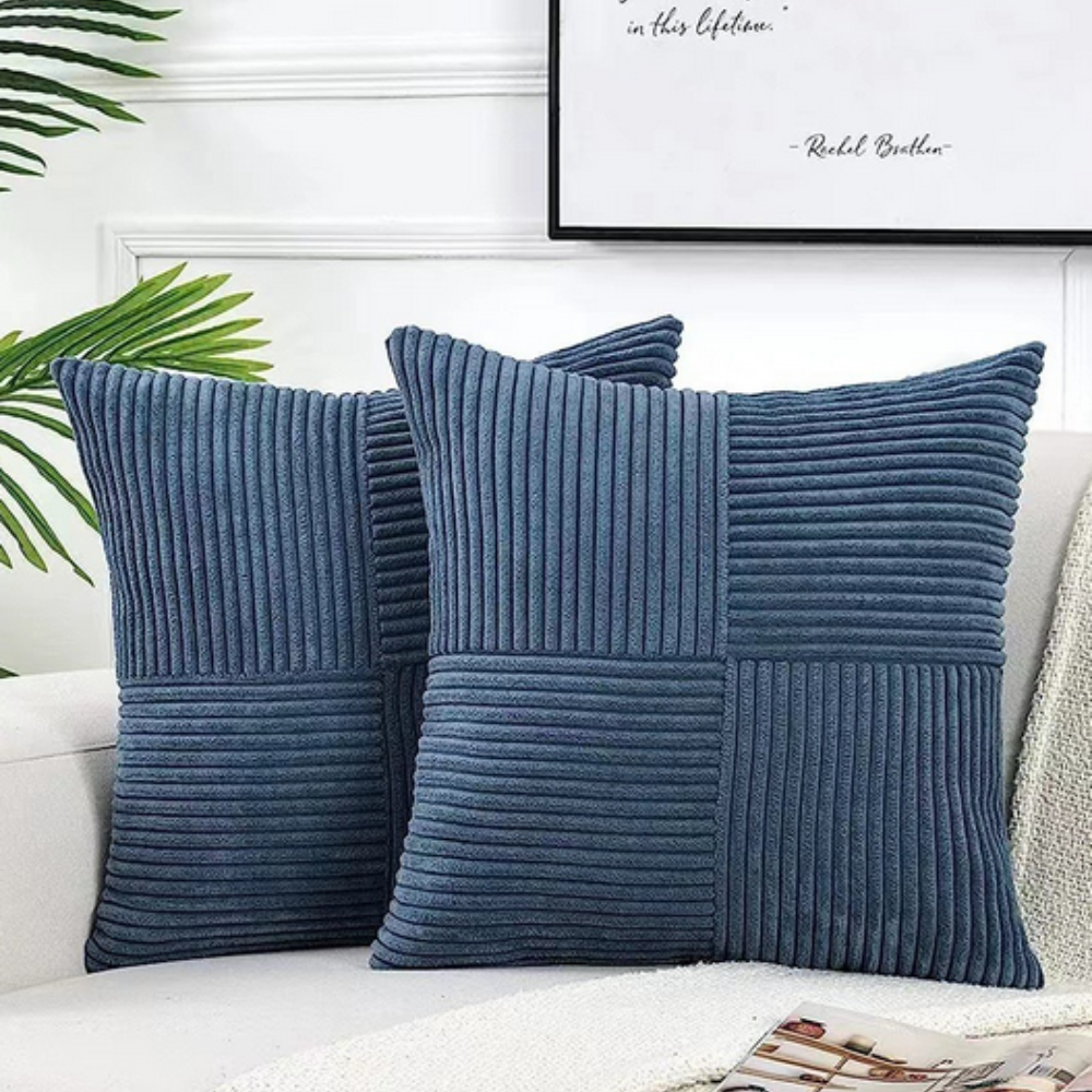 Corduroy Cushion Cover with Soft Ribbed Texture for a Cosy Home